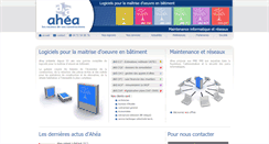 Desktop Screenshot of ahea.fr
