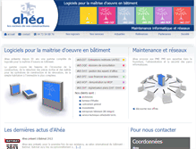 Tablet Screenshot of ahea.fr